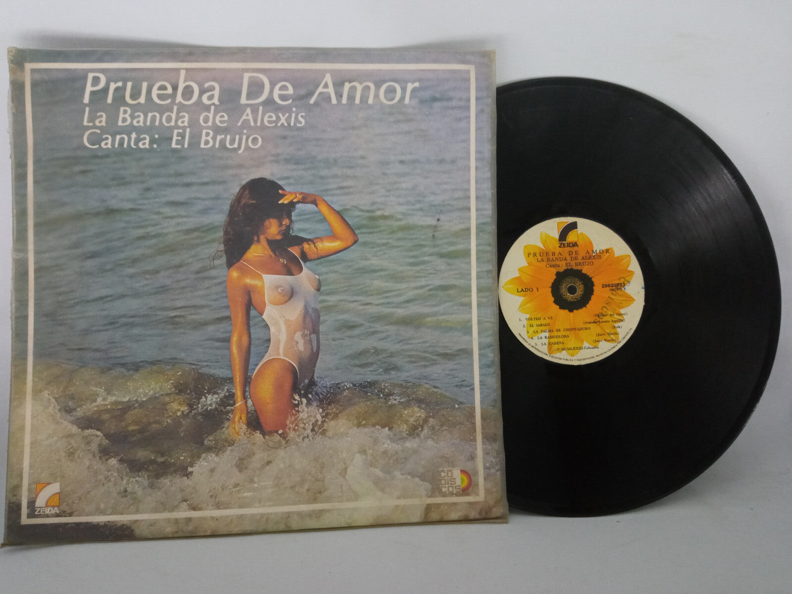 La Banda De Alexis Canta Alfonso Cordoba El Brujo Prueba De Amor Vinyl LP Record
