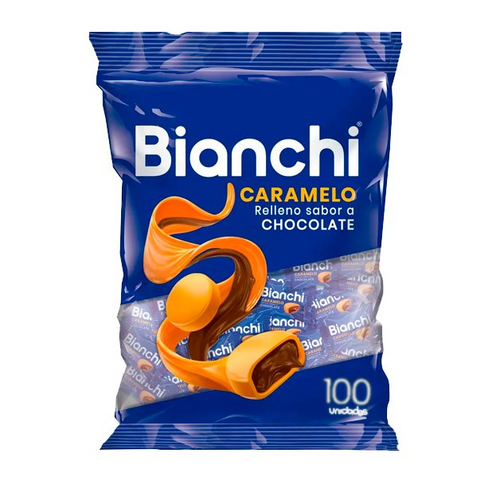 Bianchi Chocolate Filled White Candy Bombones Chocolate Blanco Pack 100u 600g