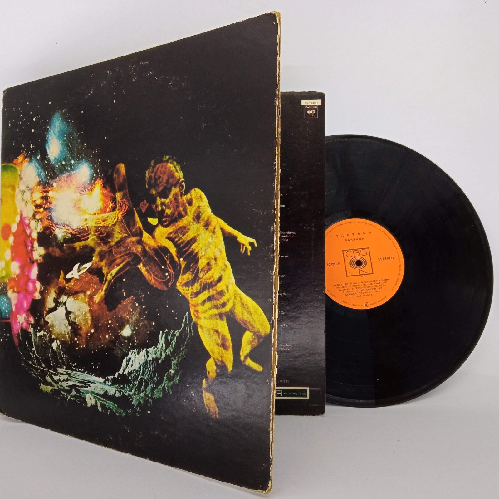 Santana Santana CBS Vinyl LP Record Gatefold Original Album Classic Latin Rock