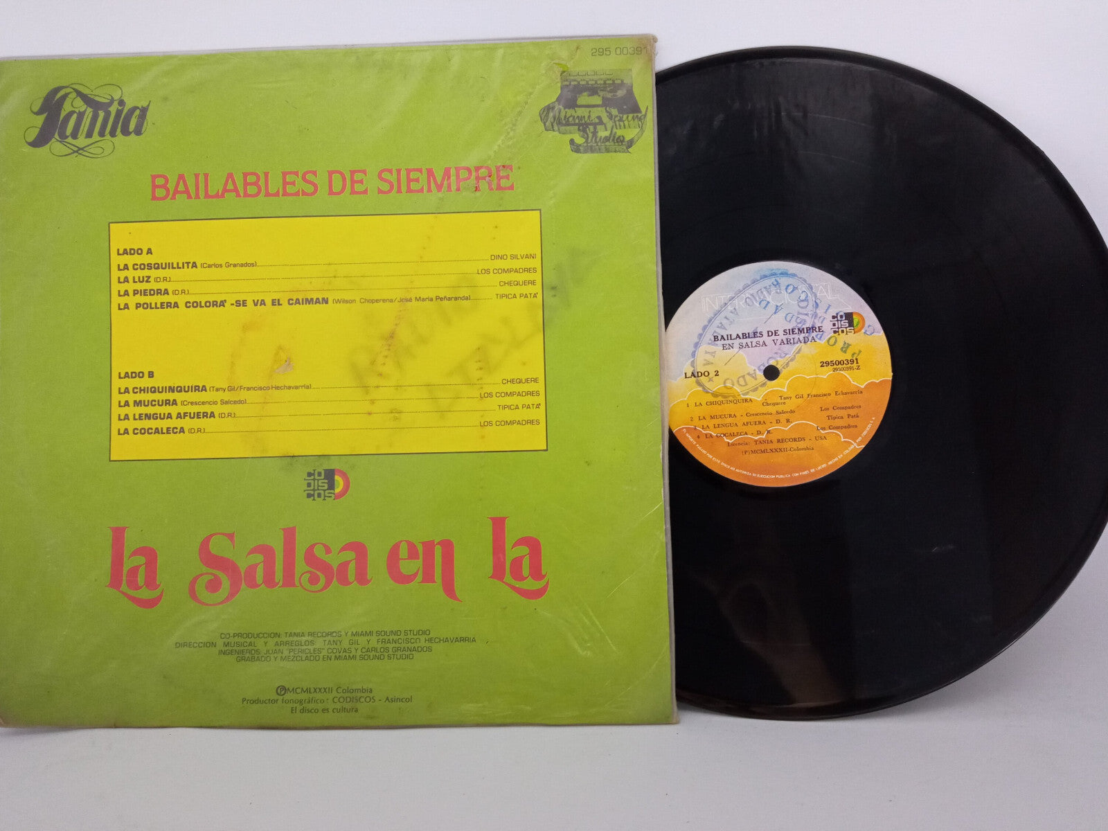 Various Bailables De Siempre En Salsa Variada Codiscos Vinyl LP Record Latin