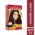 Recamier Hair Color 5.0 Light Brown Permanent Cream Castano Claro Kit