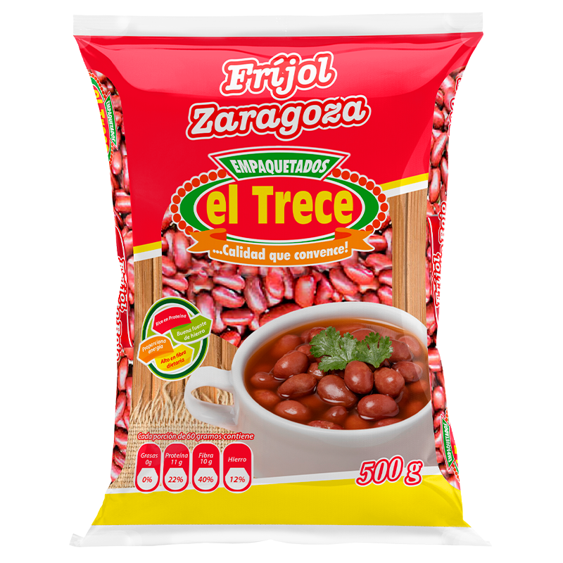 El Trece Frijol Zaragoza Beans Red Grains Selection Traditional Grains Sizes