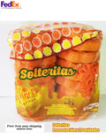 Solteritas 20 Rossette Cookies with 500g Cream and 500g Condensed Milk Combo