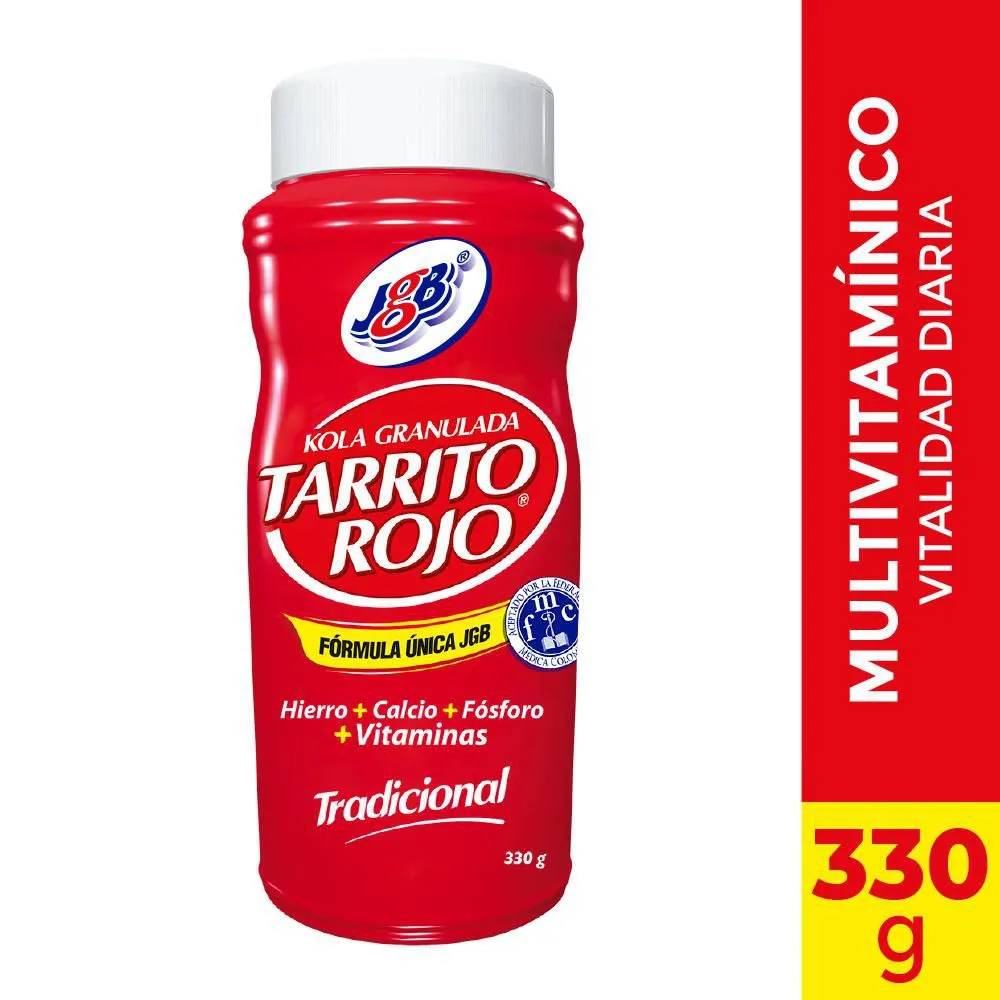 Tarrito Rojo JGB Traditional Multivitamin Granulated Kola Doypack Mega 1200g