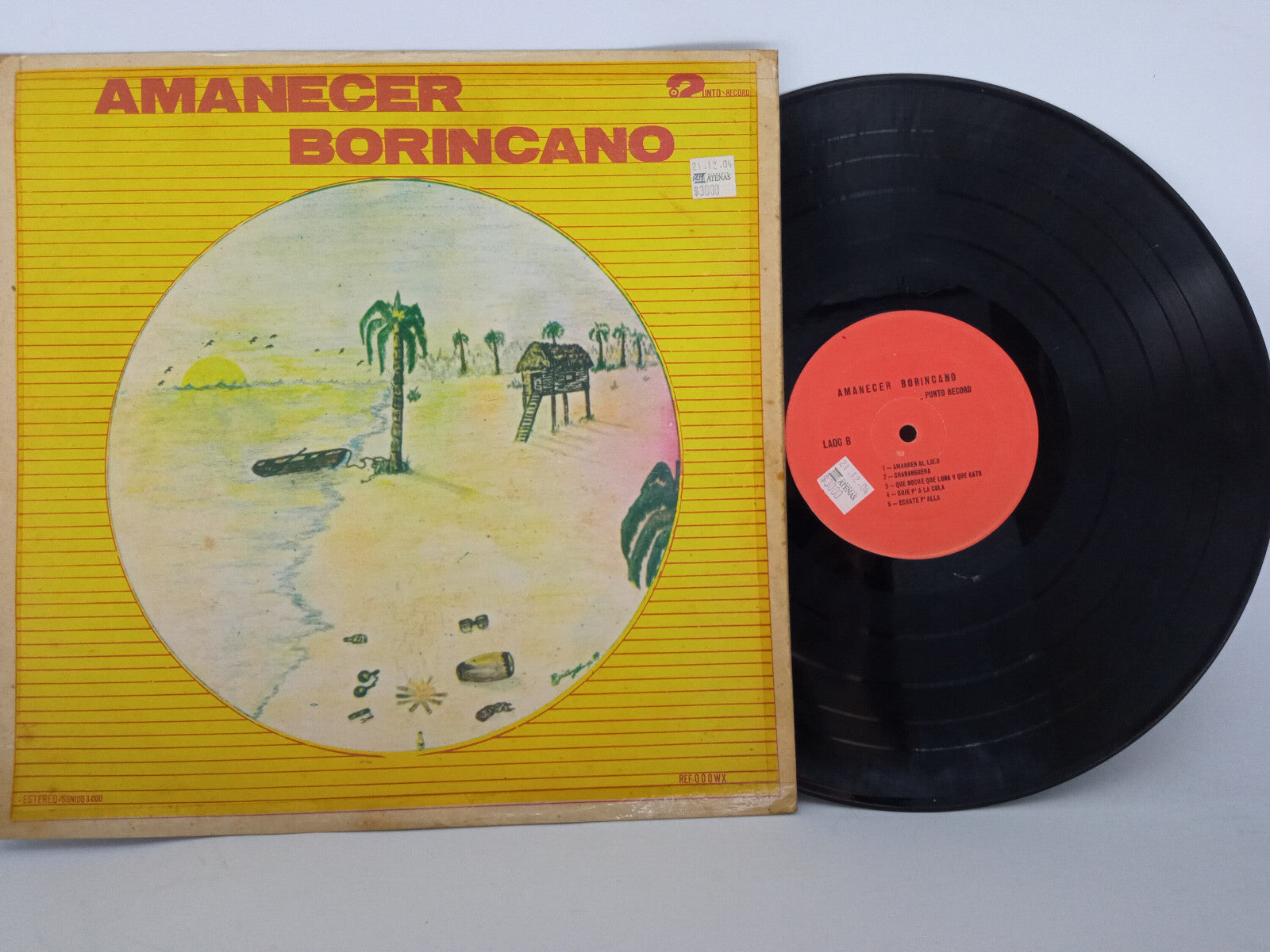 Various Amanecer Borincano Punto Record Vinyl LP Record Vintage Latin Roots