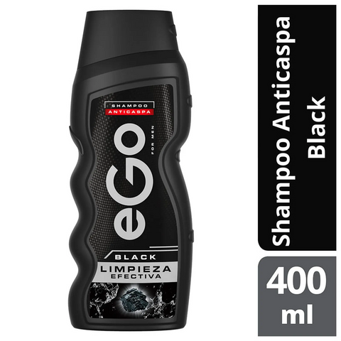 Ego Black Shampoo Effective Cleaning For Men Anticaspa Deep Cleanse - 400ml