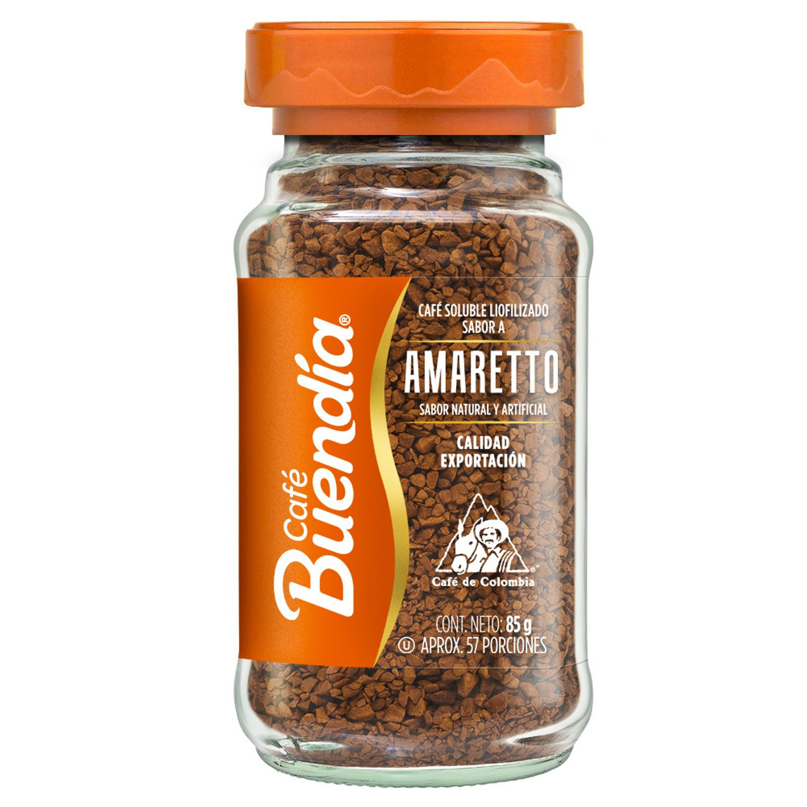 Cafe Buendia Amaretto Instant Coffee Soluble Amareto Flavor Rich Taste - 85g