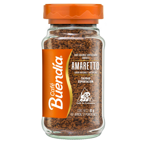 Cafe Buendia Amaretto Instant Coffee Soluble Amareto Flavor Rich Taste - 85g