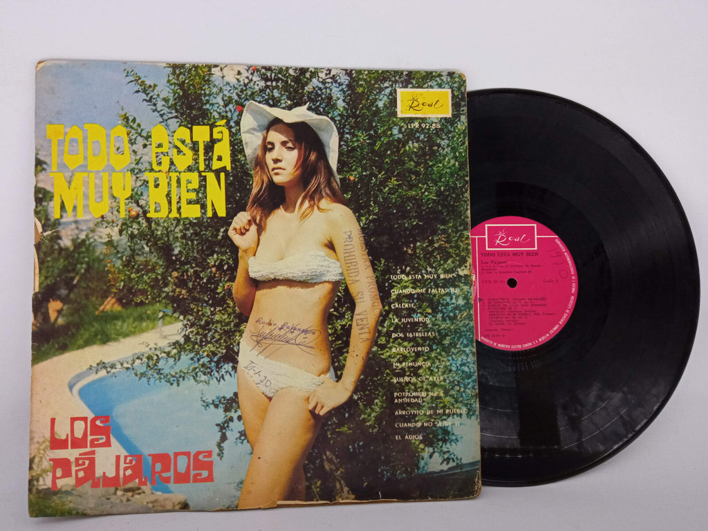 Los Pajaros Todo Esta Muy Bien Sonolux Vinyl LP Record Rare Colombian Garage Pop
