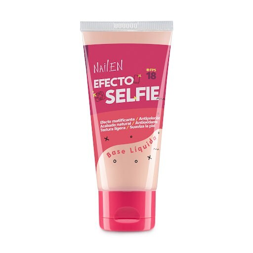 Nailen Selfie Effect Liquid Foundation Matte Face Makeup Base Tone 1 - 30g