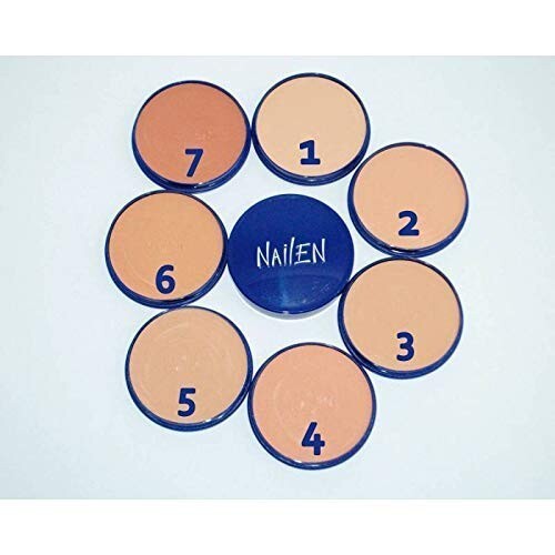 Nailen Compact Powder No 2 Polvo Facial Matte Finish Makeup Pressed Powder 14g