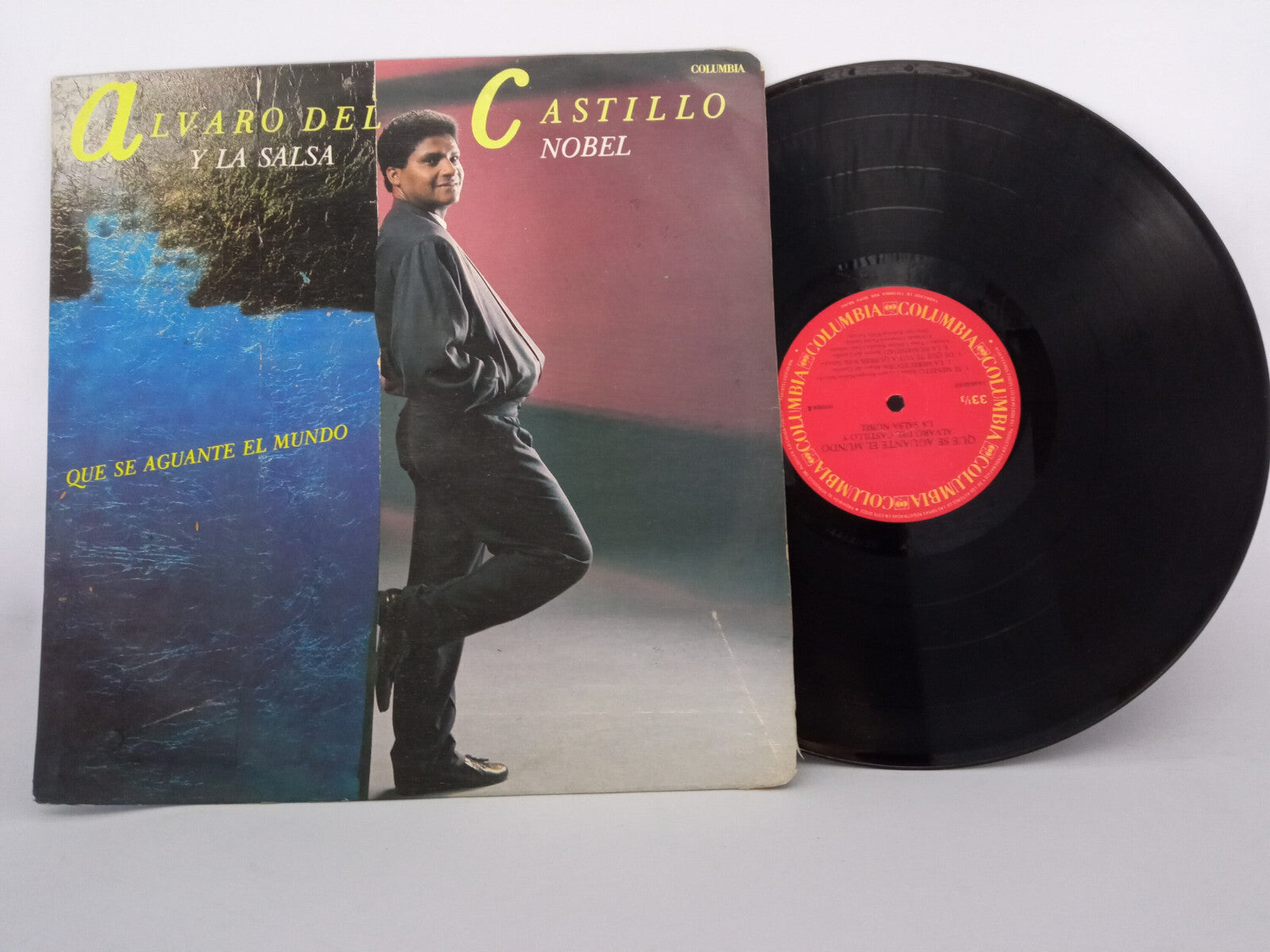 Alvaro Del Castillo La Salsa Nobel Que Se Aguante El Mundo Columbia Vinyl LP