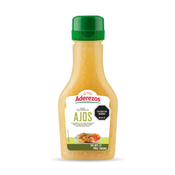 Aderezos Garlic Seasoning Sauce Salsa Sazonadora de Ajo Savory Base - 260g