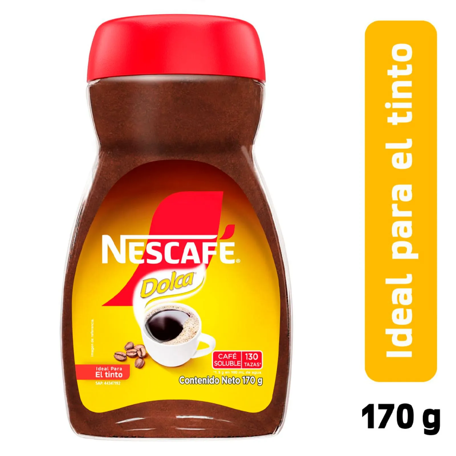 Nescafe Dolca Instant Coffee Cafe Instantaneo Tinto Smooth Sweet Taste - 170g