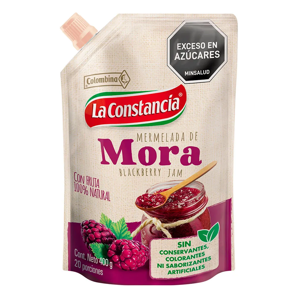 Constancia Blackberry Marmalade Mermelada de Mora Sweet Fruit Spread - 400g