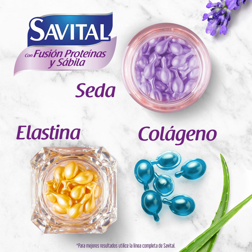 Colombian Savital Shampoo + Conditioner with protein and aloe vera fusion