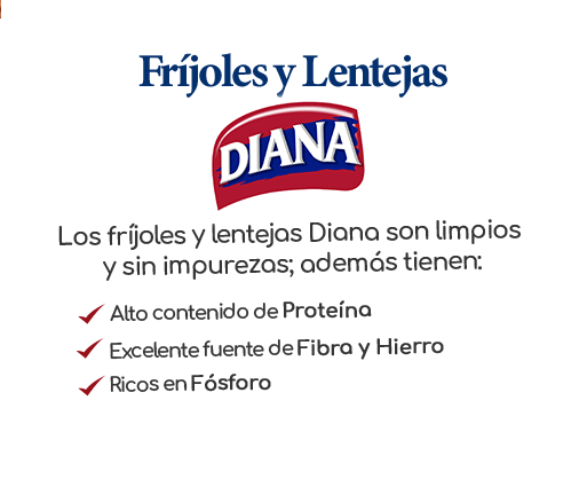 Diana Selected Lentils Lentejas Seleccionadas High Quality Dry Pulses 1000g