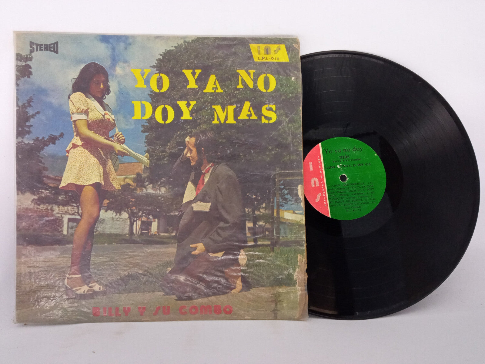 Billy Y Su Combo Yo Ya No Doy Mas INS Vinyl LP Record Rare Salsa Guaguanco