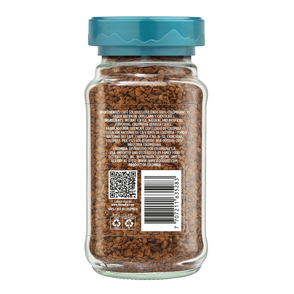 Cafe Buendia Chocohazelnut Instant Coffee Soluble Chocoavellana Flavor - 85g