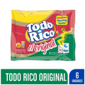 Todo Rico Original Colombian Snacks Mix Chicharron Papa Platanito 6-Pack 45g