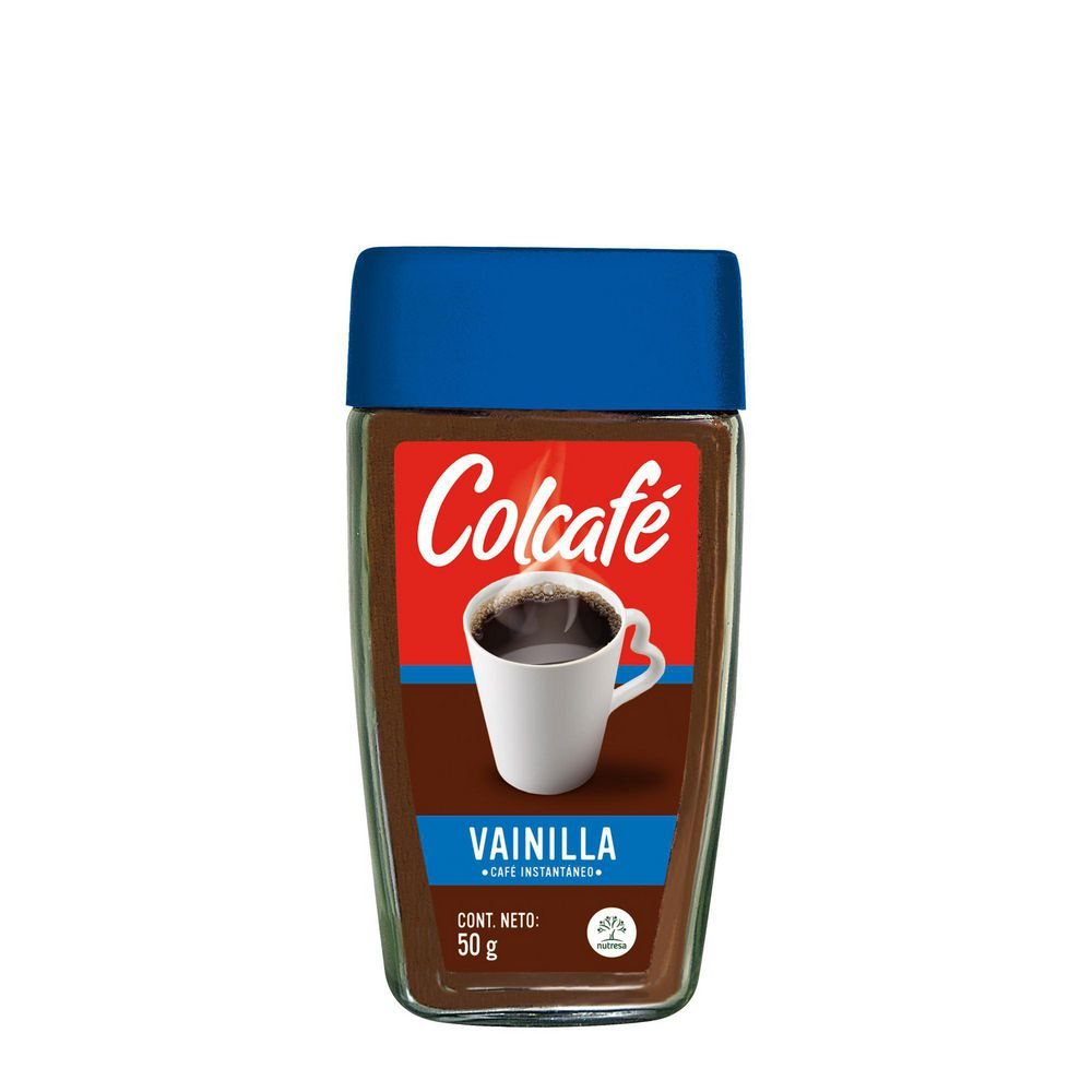Colcafe Instant Coffee Vanilla Flavor Soluble Cafe Saborizado Bag 50g