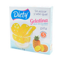 Diety No Sugar Jelly Low Calories Pineapple Flavor Gelatina Pina 3-Pack 13g