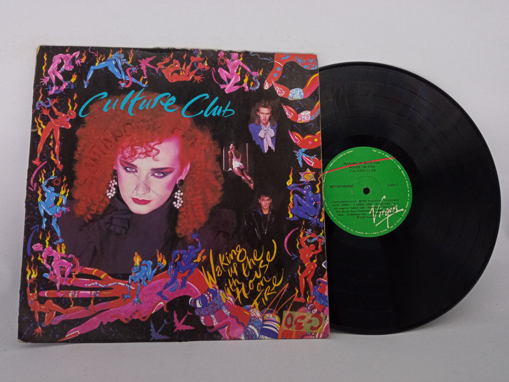 Culture Club Waking Up With The House On Fire Virgin Vinyl LP Record 80s Pop