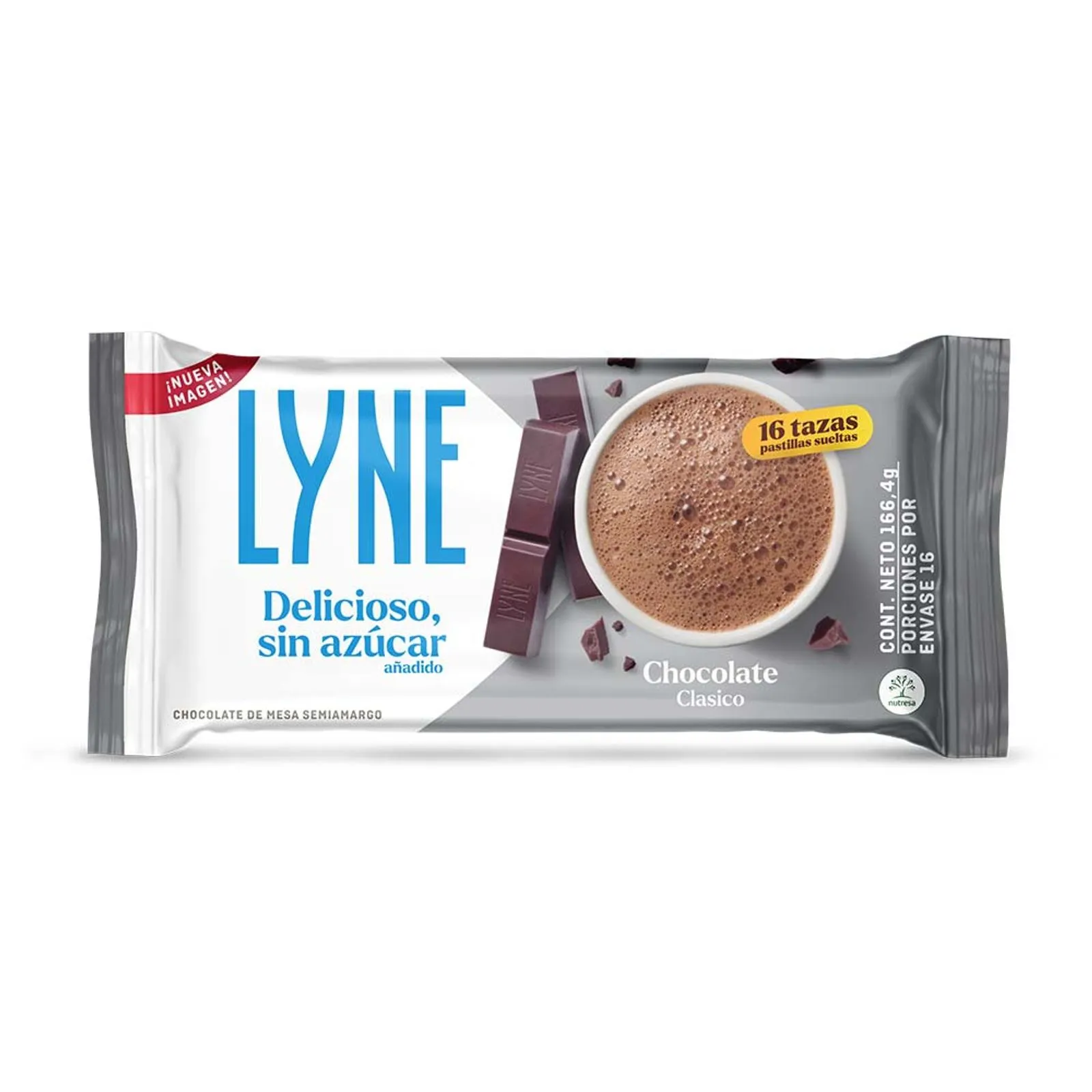 Lyne Sugar Free Classic Table Chocolate Traditional Cocoa 16 Servings - 166.4g