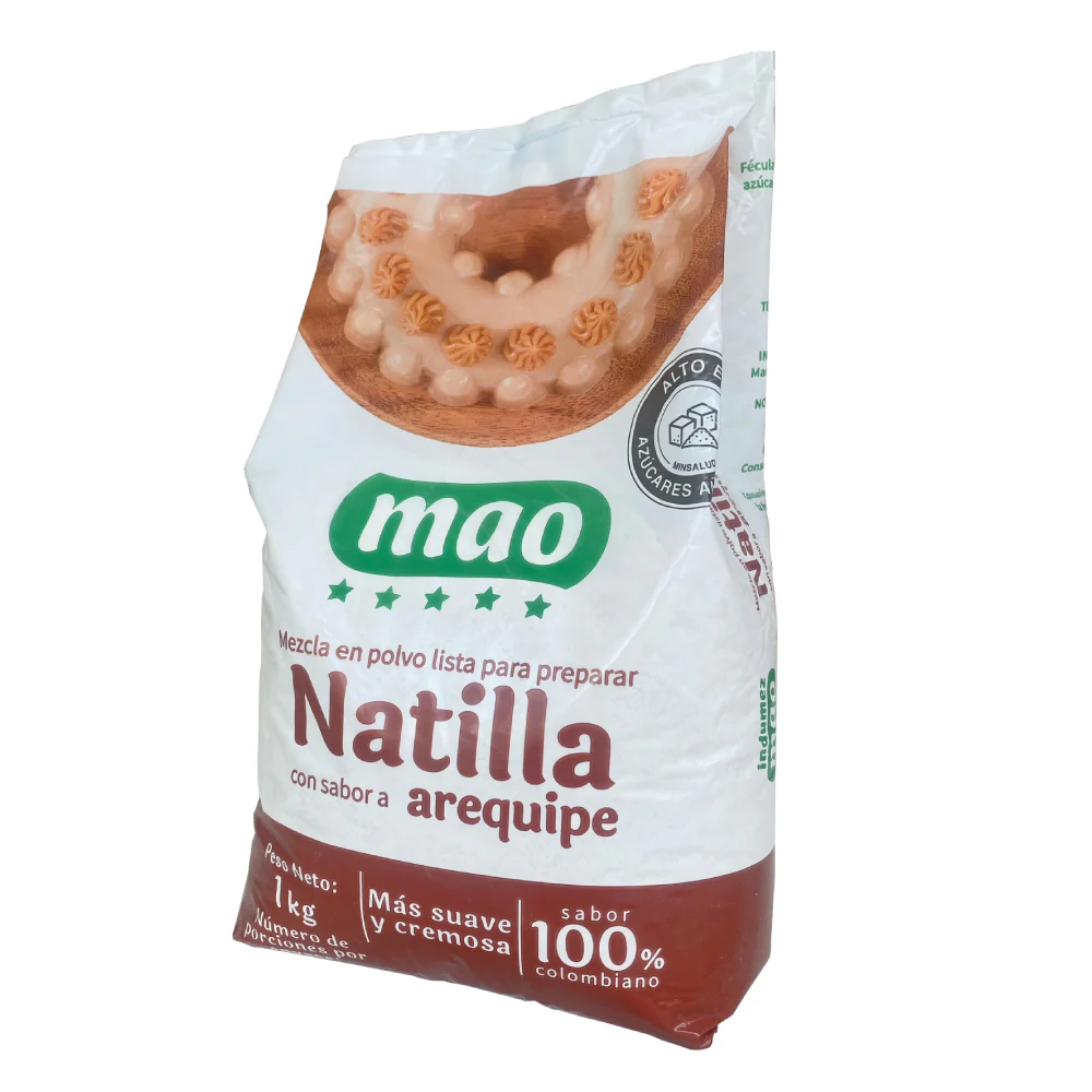 Natilla Corn Pudding Custard MAO Postre Tradicional 5 Flavors Assorted Mix 1kg