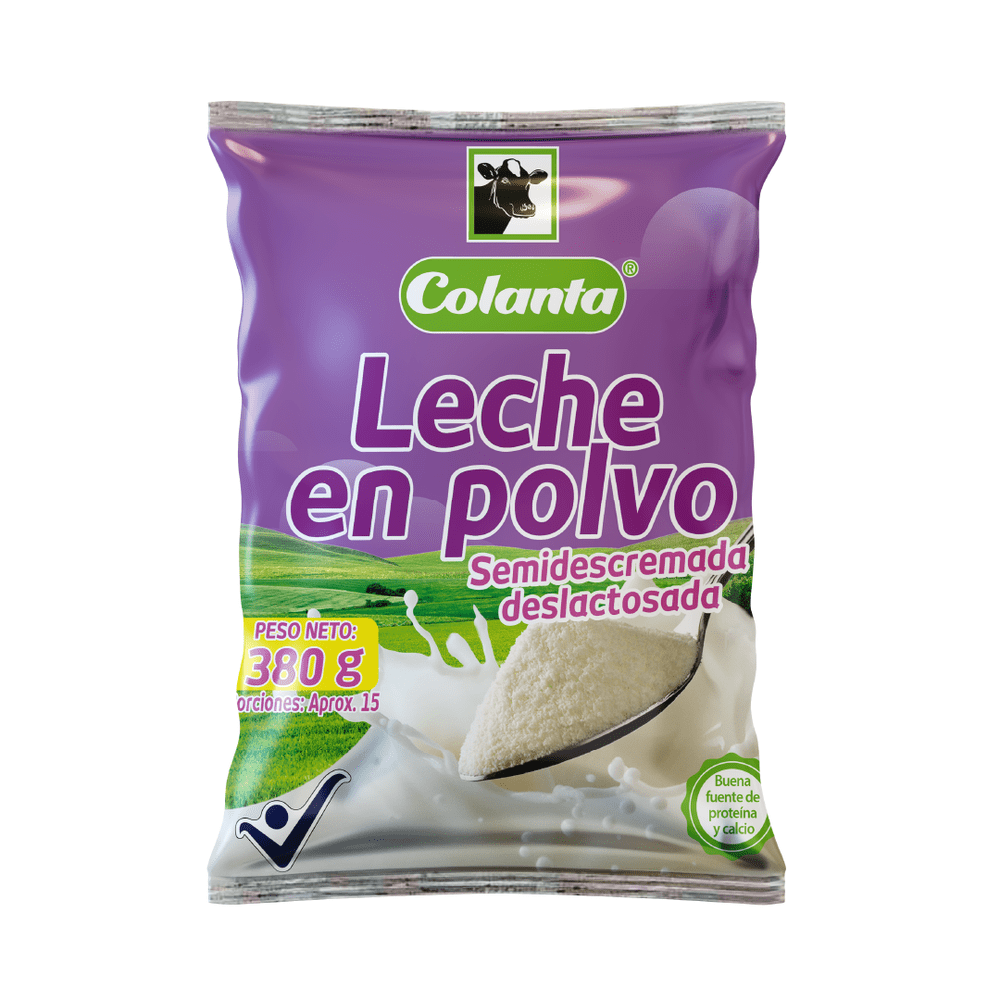 Colanta Lactose Free Semi Skimmed Milk Powder Leche Deslactosada Assorted Sizes
