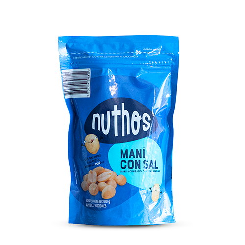 Nuthos Salted Peanuts Mani Salado Classic Roasted Savory Nut Snack - 200g