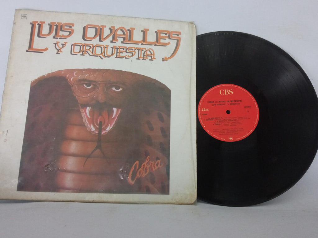 Luis Ovalles Y Su Orquesta Cobra CBS Vinyl LP Record Classic Merengue Salsa