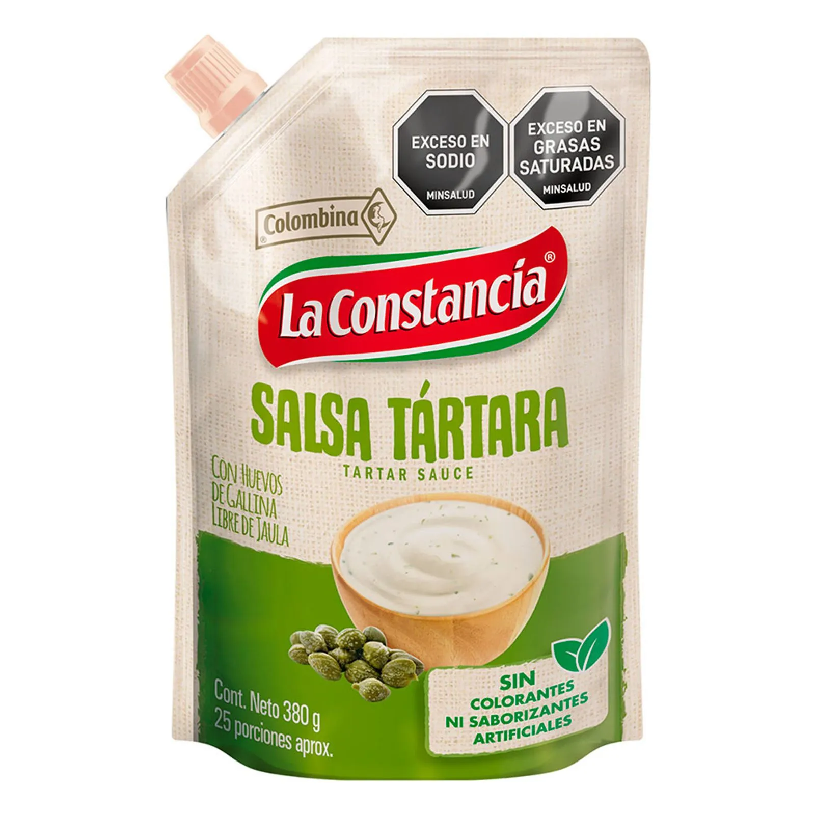 La Constancia Tartar Sauce Salsa Tartara Doypack Classic Seafood Dip 380g