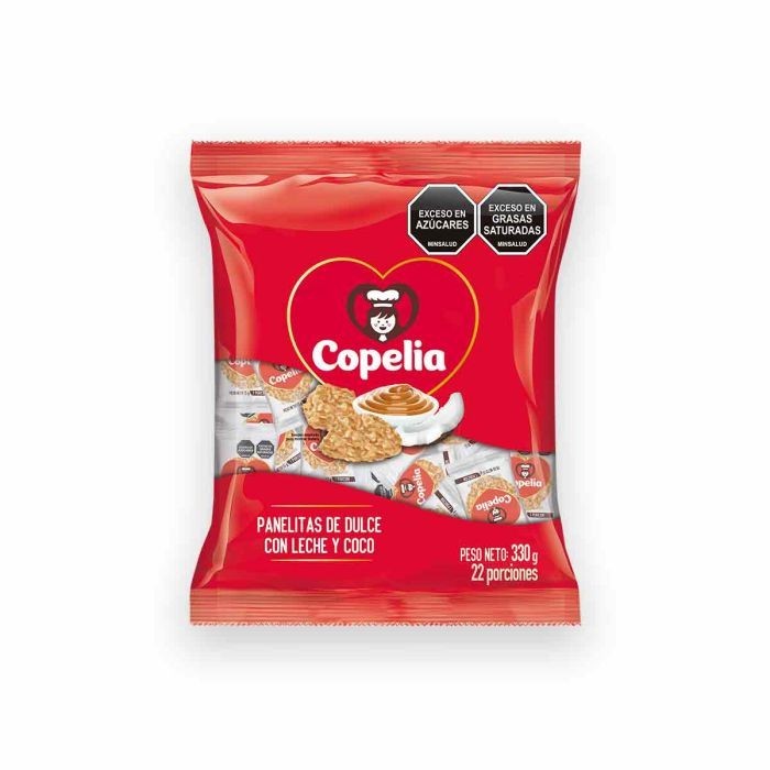 Copelia Panelitas Milk Caramel with Coconut Arequipe con Coco Sweet Squares