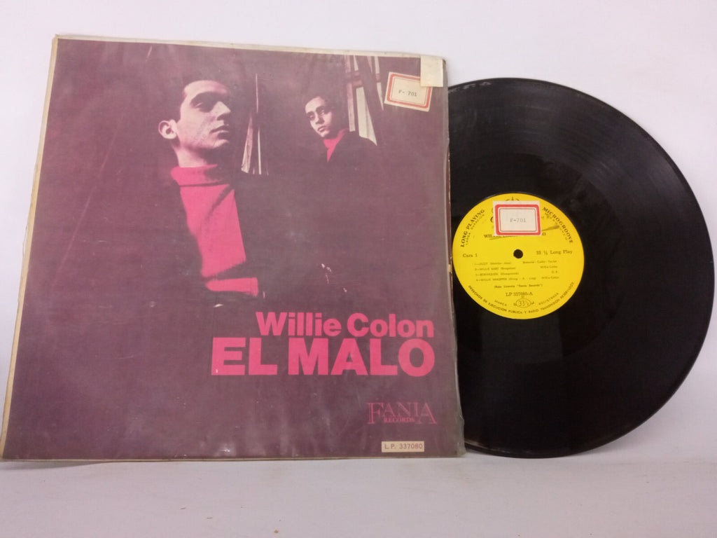Willie Colon El Malo Discos Fuentes Vinyl LP Record Rare Salsa Dura Pressing