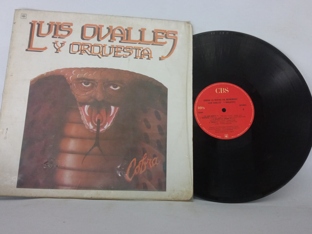 Luis Ovalles Y Su Orquesta Cobra CBS Vinilo LP Disco Clásico Merengue Salsa