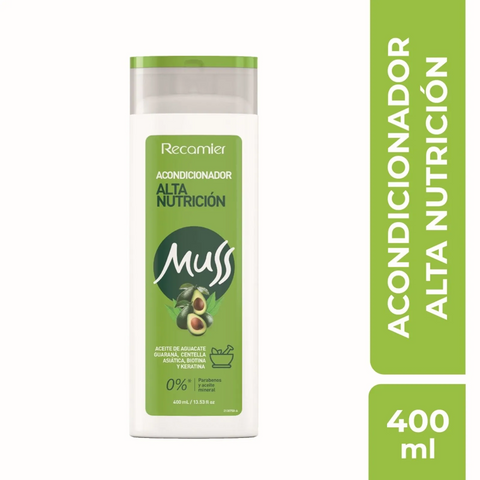 Recamier Muss High Nutrition Conditioner Aceite Argan Honey Formula - 400ml