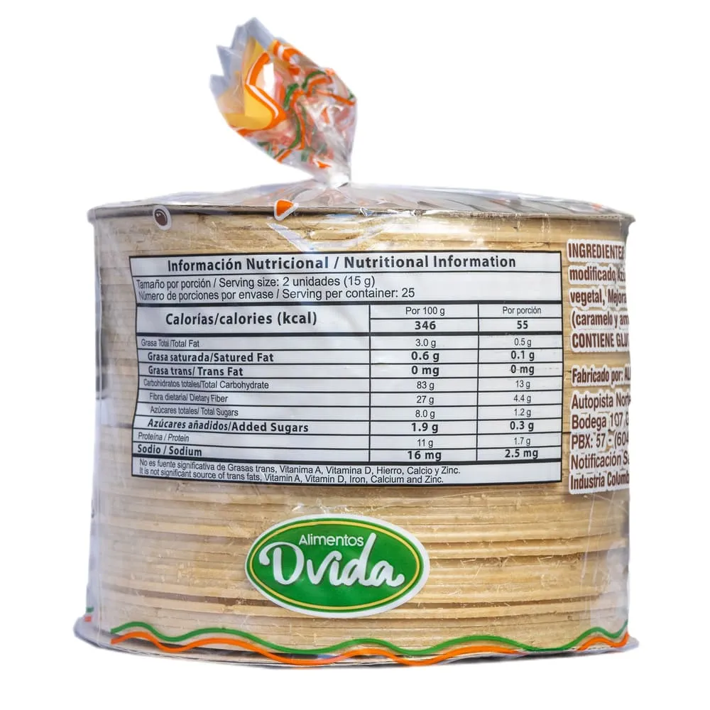 Colombia Wheat Wafers 25 pairs 50 pcs Obleas Milk Caramel dessert