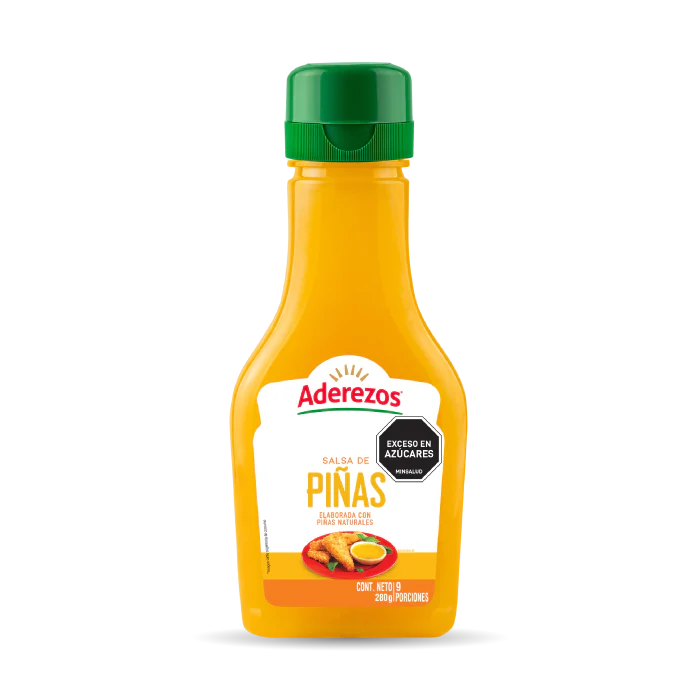 Aderezos Pineapple Sauce Pet Bottle Salsa de Pina Sweet Fruit Dip - 280g