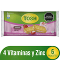 Tosh Yogurt and Strawberries Cookies Pack Healthy Yogurt Fruit Grains 6u 144g