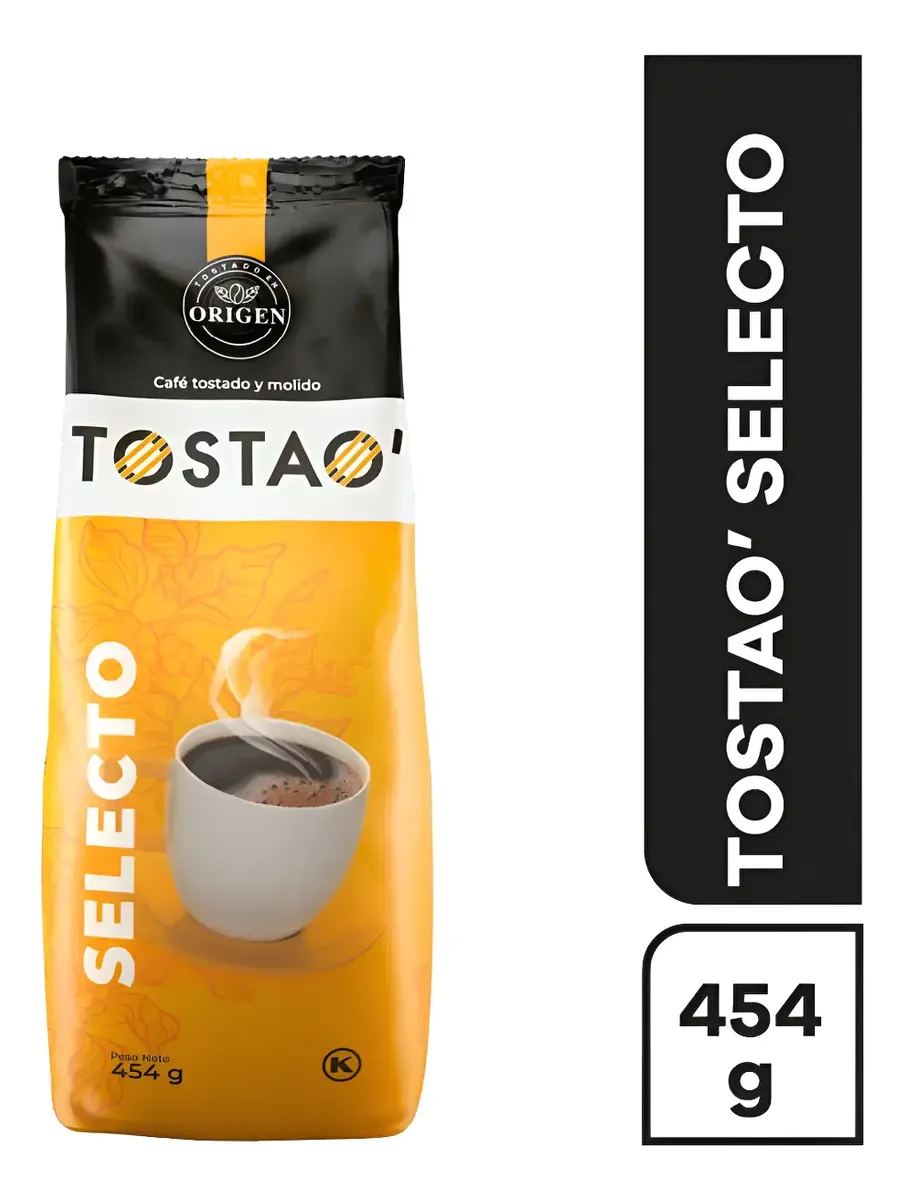 Tostao Select Roasted Ground Coffee Selecto Signature Blend Gourmet Bag 454g