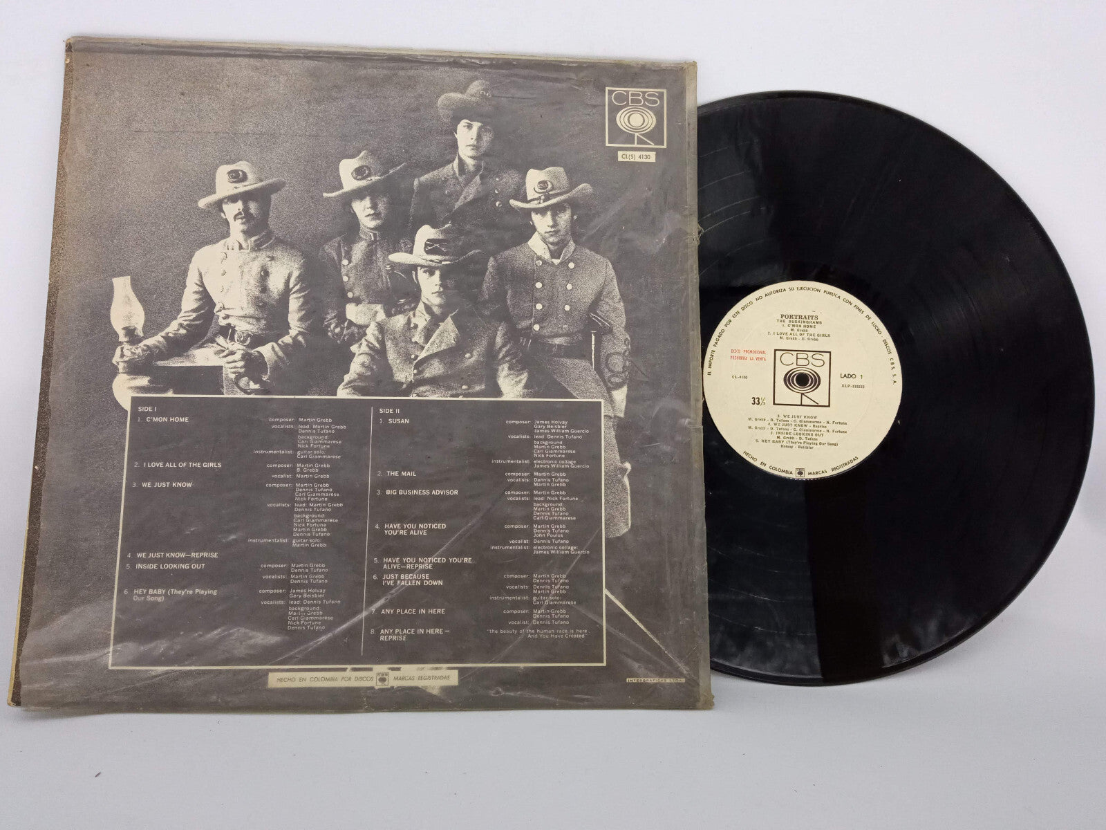 The Buckinghams Retratos CBS Vinyl LP Record Classic 60s Pop Rock Garage