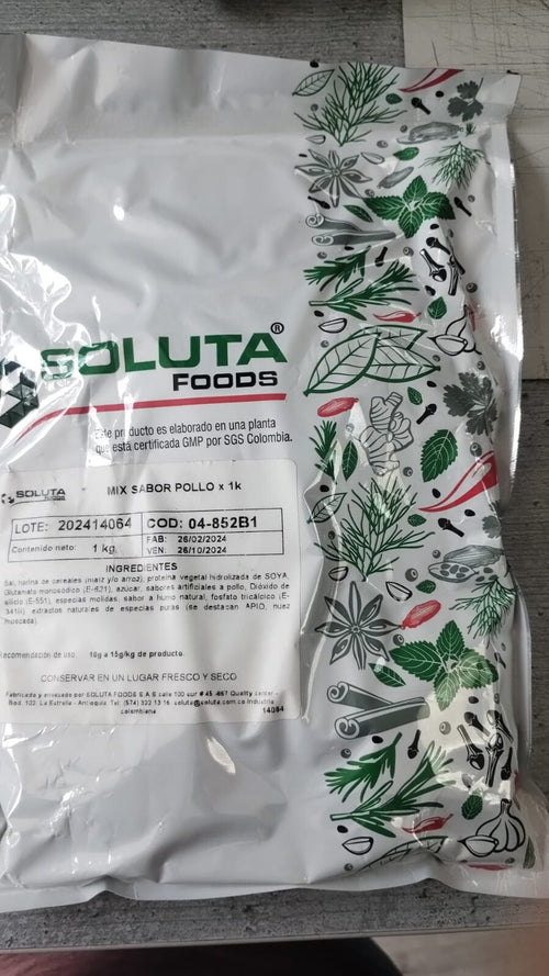 Chicken Seasoning Mix Condimentos para Pollo Soluta Powder Blend - 2.2 lb (1kg)