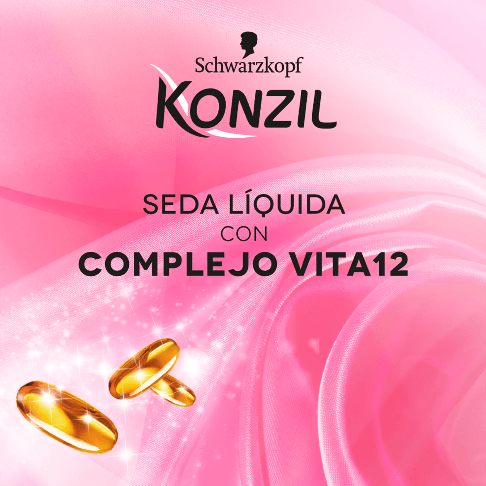 Konzil Softness and Shine Liquid Silk Shampoo Seda Liquida Hair Care - 340ml