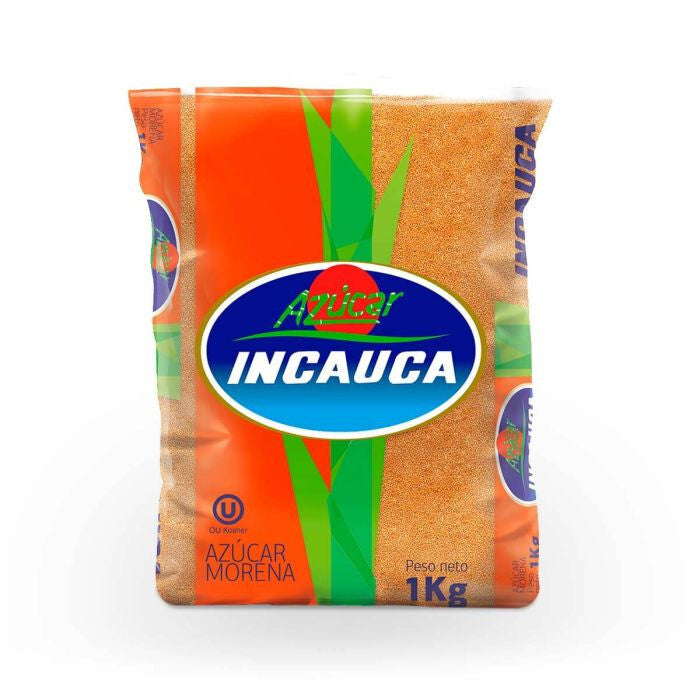 Incauca Brown Sugar Azucar Morena Natural Sweetener Pure Cane - 2.2 lb (1000g)