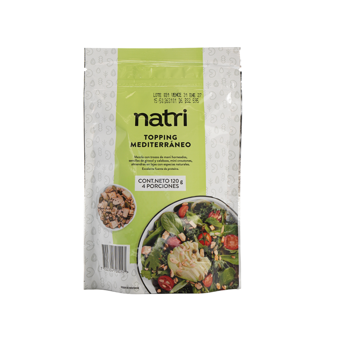 COLOMBIAN NATRI MEDITERRANEAN SALAD TOPPING 120G, TOPPING  PARA ENSALADAS