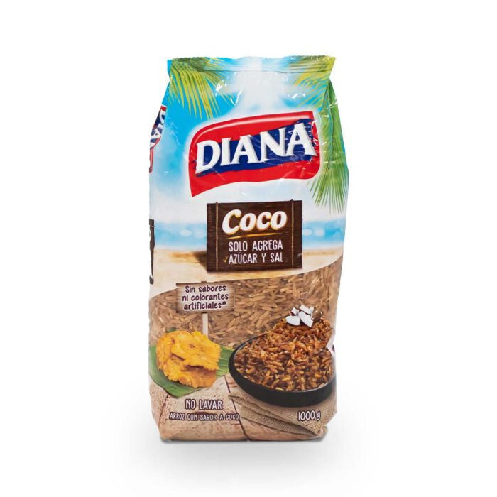 Diana Coconut Rice Arroz con Coco Sweet Coastal Traditional Grains - 2.2lb 1kg