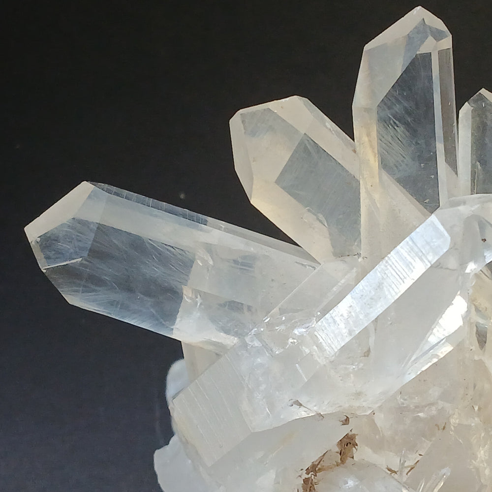 Espécimen mineral de racimo de cuarzo cristal natural piedra en bruto - 180 g (6,34 oz)