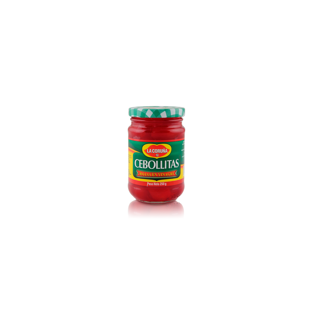 La Coruna Pickled Baby Red Onions Cebollitas Rojas Encurtidas Gourmet - 250g