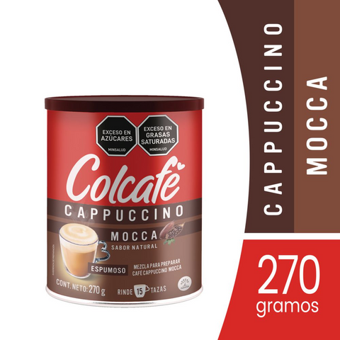 Colcafe Cappuccino Mocca Instant Coffee Mix Foam Capuchino Moca Bag 270g